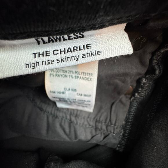 Joe's Jeans Flawless The Charlie High Rise Skinny Side Stripe Jeans Women's 28 - Picture 6 of 8